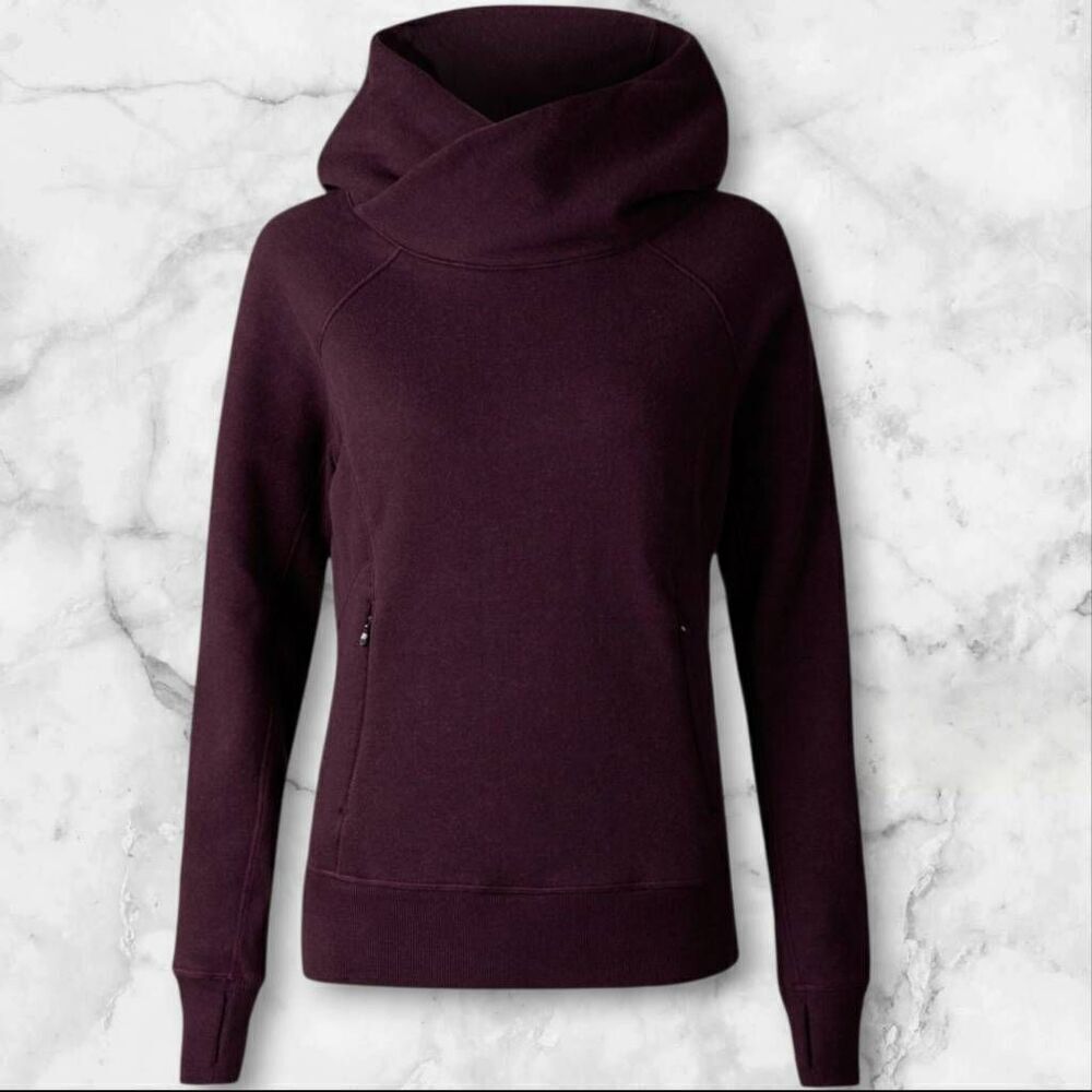Lululemon Under Wraps Pullover Maroon Size 4